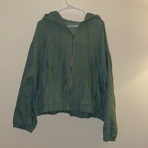 SHEIN muted green corduroy jacket SHEIN size 4X, similar to standard XL/XXL